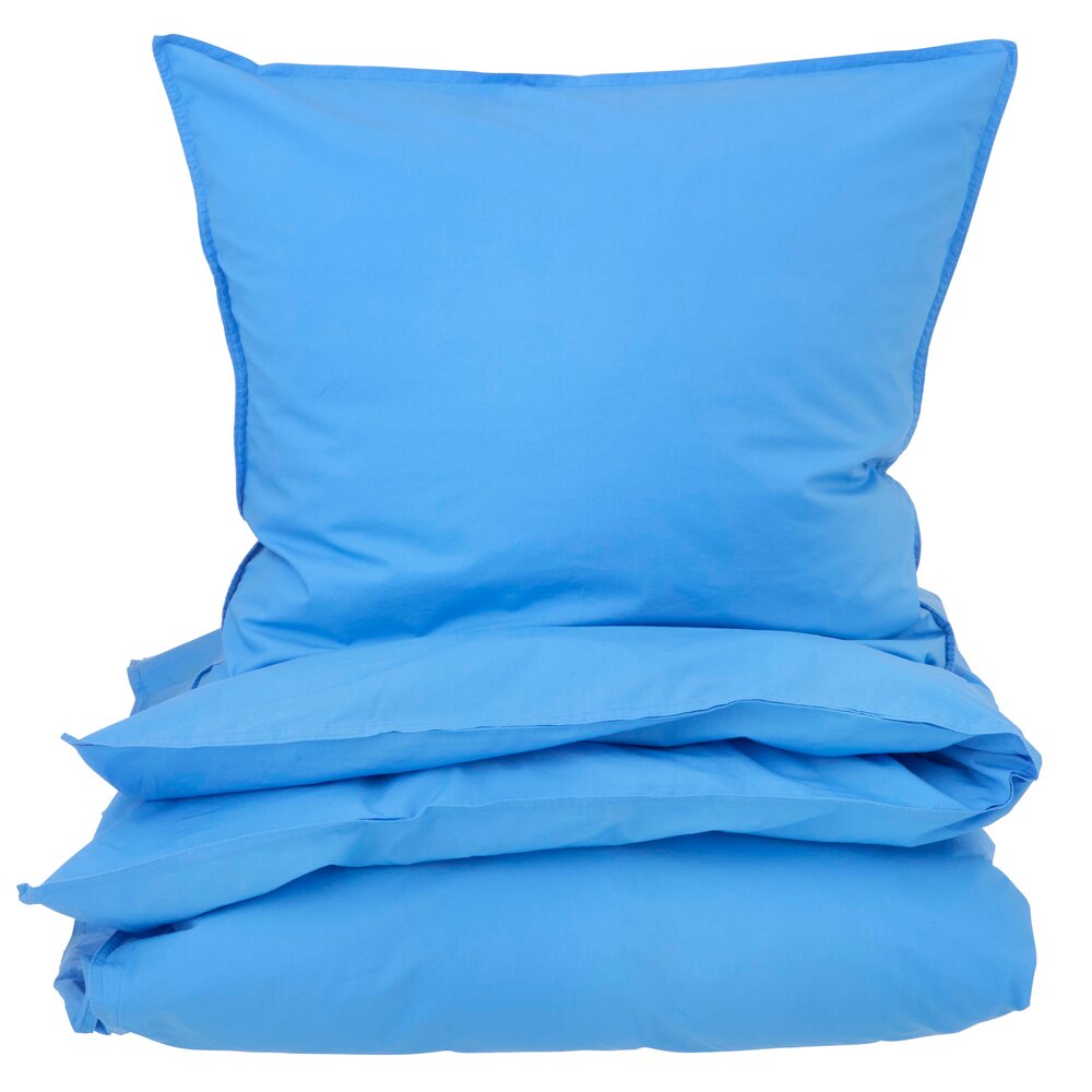 Curly Percale sengesæt - blå